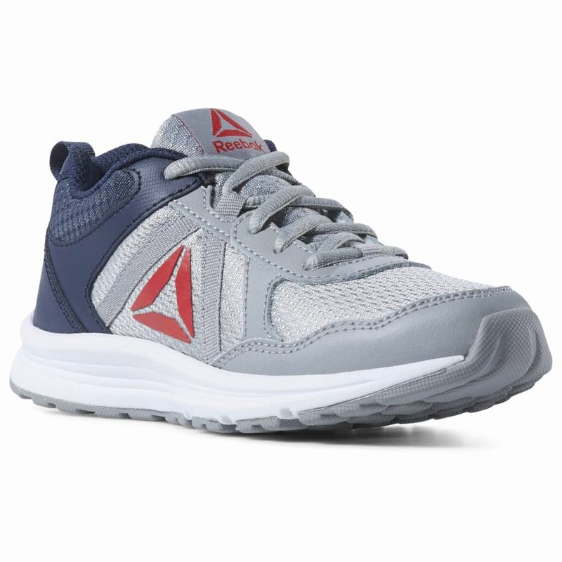 Adidasi Alergare Reebok Almotio 4.0 Baieti Gri/Bleumarin/Rosii/Albi Romania FC9825OZ